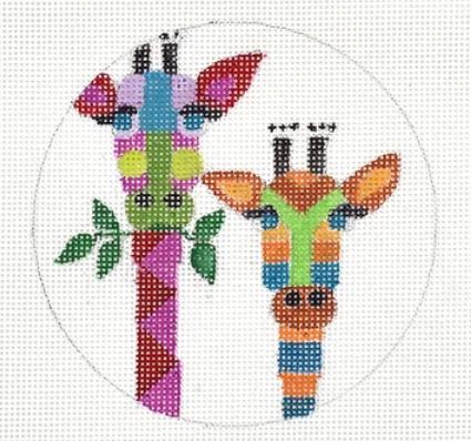 click here to view larger image of African Animals - Giraffes (hand painted canvases)