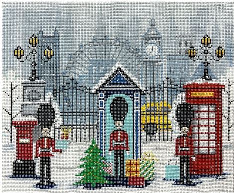 click here to view larger image of London Solider Scene (hand painted canvases)