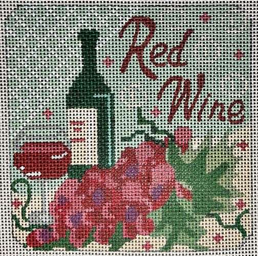 click here to view larger image of Red Wine (hand painted canvases)