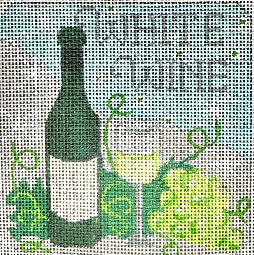 click here to view larger image of White Wine (hand painted canvases)