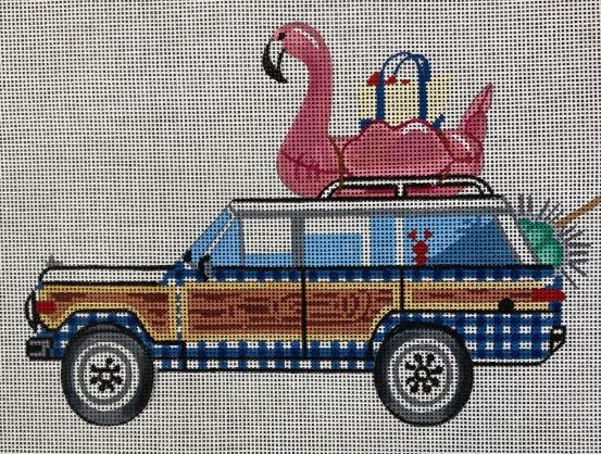 click here to view larger image of Check Wagoneer  (hand painted canvases)