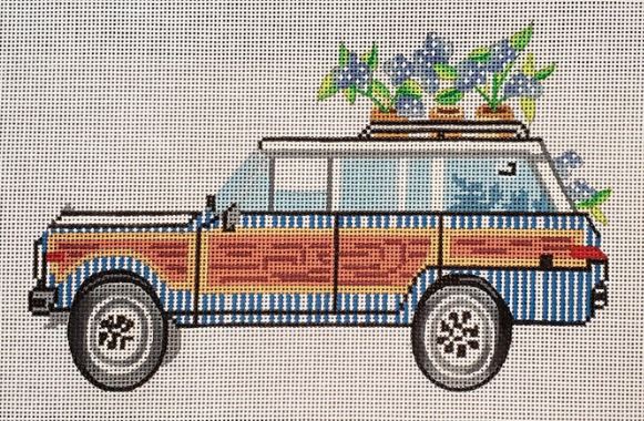 click here to view larger image of Seersucker Wagoneer  (hand painted canvases)