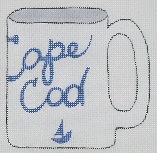 click here to view larger image of Cape Cod Mug (hand painted canvases)