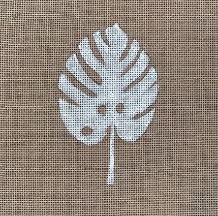click here to view larger image of White Palm (hand painted canvases)