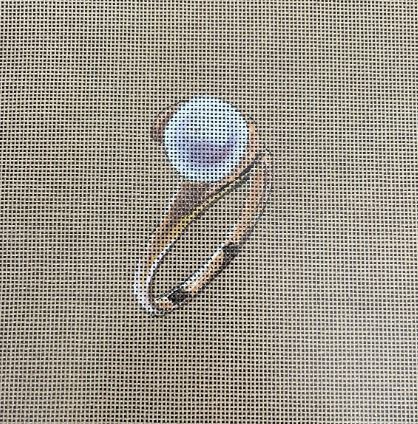 click here to view larger image of Pearl Ring (hand painted canvases)