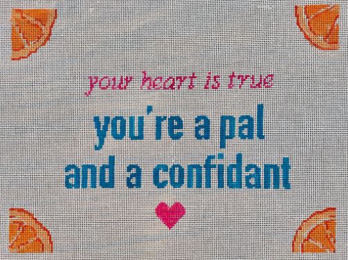 click here to view larger image of Your Heart is True/Golden Girls (hand painted canvases)