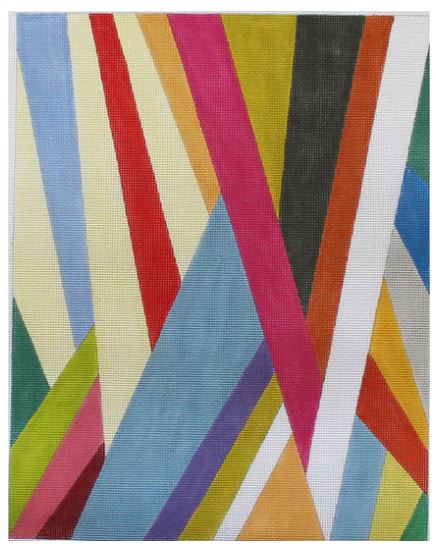 click here to view larger image of Diagonal Abstract (hand painted canvases)