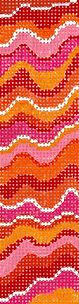 click here to view larger image of Mezuzah - Pucci Inspired Corals/Oranges/Reds/Pinks  (hand painted canvases 2)