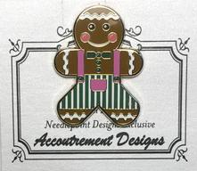 click here to view larger image of Needleminder - Gingerbread Boy Pink (accessories)
