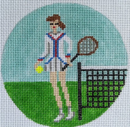 click here to view larger image of Tennis Chic (hand painted canvases)