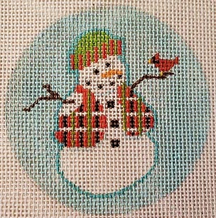 click here to view larger image of Little Snowman (hand painted canvases)