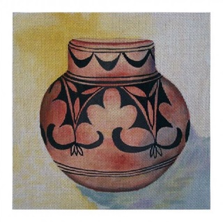 click here to view larger image of Pueblo Pot (hand painted canvases)