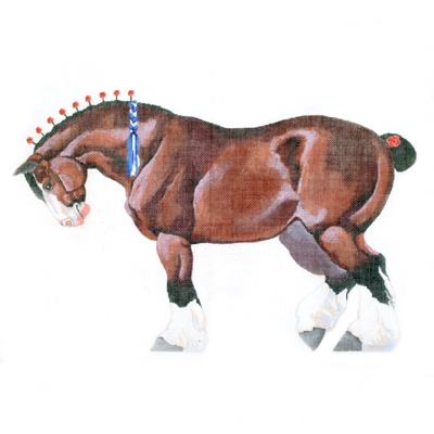 click here to view larger image of Clydesdale Draft Horse (hand painted canvases)