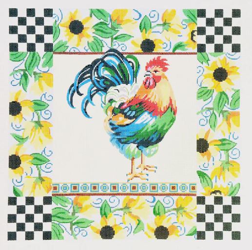 click here to view larger image of Rooster (hand painted canvases)
