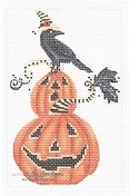 click here to view larger image of Spooktacular Crow (hand painted canvases)