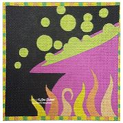 click here to view larger image of Witchs Cauldron (hand painted canvases)