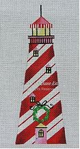 click here to view larger image of Candy Stripe Lighthouse  (hand painted canvases)