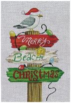 click here to view larger image of Merry Christmas Sign (hand painted canvases)