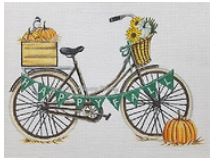 click here to view larger image of Large Harvest Bike (hand painted canvases)
