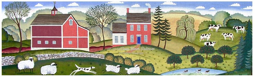 click here to view larger image of Diane's Farm (hand painted canvases)
