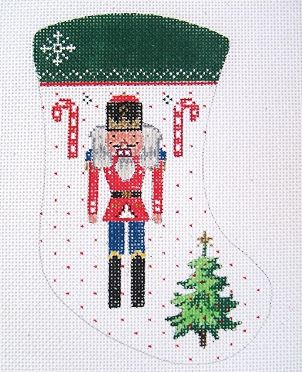click here to view larger image of Nutcracker and Fir Tree (hand painted canvases)