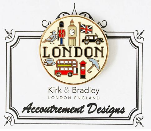click here to view larger image of Enamel Magnet - London (accessories)