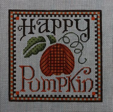 click here to view larger image of Happy Pumpkin (hand painted canvases)