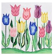 click here to view larger image of Large Tulip Concert (hand painted canvases)