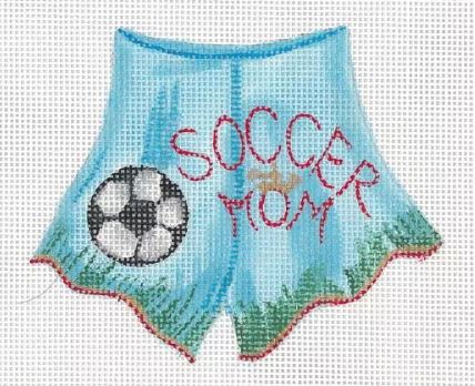 click here to view larger image of Soccer Mom Pants   (hand painted canvases)