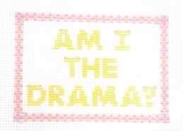 click here to view larger image of Am I the Drama? (hand painted canvases)