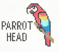 click here to view larger image of Parrot Head (hand painted canvases)