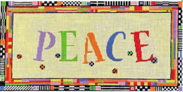 click here to view larger image of Peace (hand painted canvases)