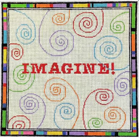click here to view larger image of Imagine (hand painted canvases)