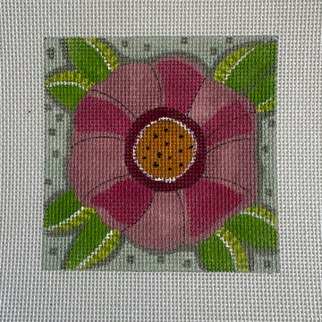 click here to view larger image of Rose Pincushion (hand painted canvases)