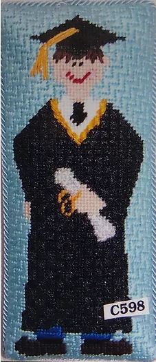 click here to view larger image of Boy Graduate (hand painted canvases)