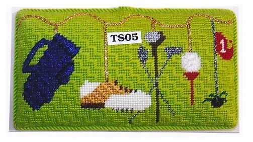 click here to view larger image of Things on a String - Springtime Golf (hand painted canvases)