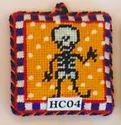 click here to view larger image of Skinny Skeleton (hand painted canvases)