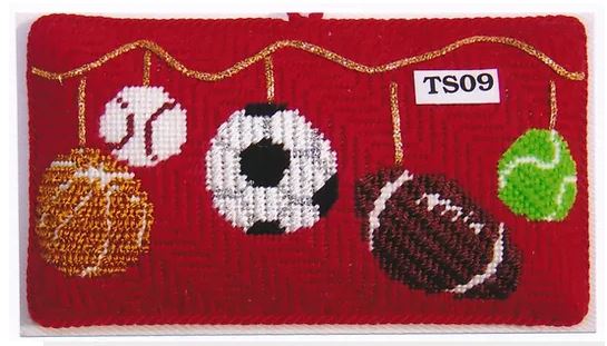 click here to view larger image of Things on a String - Sports Nut (hand painted canvases)