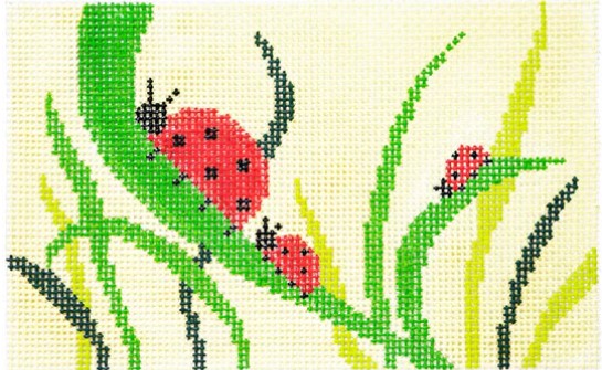 click here to view larger image of Ladybugs (hand painted canvases)