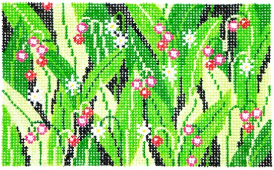 click here to view larger image of Lily of the Valley (hand painted canvases)