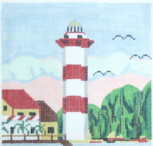 click here to view larger image of Hilton Head SC Lighthouse (hand painted canvases)