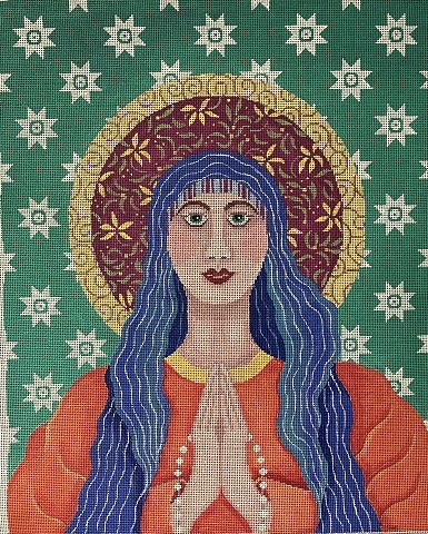 click here to view larger image of Blessed Virgin Mary, The (hand painted canvases)