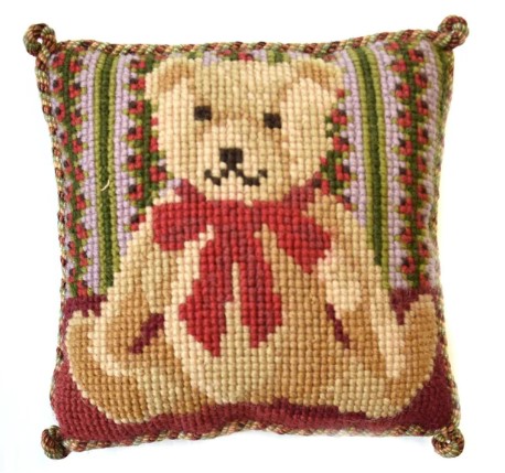 click here to view larger image of Teddy Bear Mini Kit (needlepoint kits)
