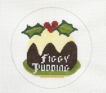 click here to view larger image of Figgy Pudding (hand painted canvases)