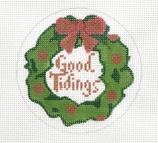 click here to view larger image of Good Tidings (hand painted canvases)