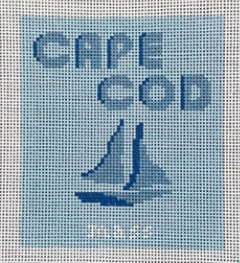 click here to view larger image of Travel Book Mini - Cape Cod (hand painted canvases)