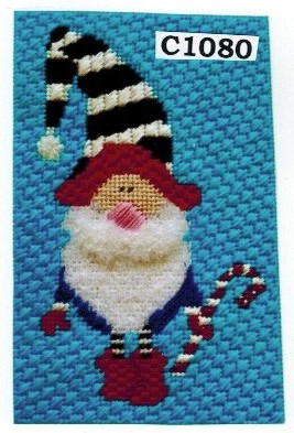 click here to view larger image of Christmas Gnome (hand painted canvases)