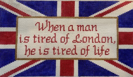 click here to view larger image of When a Man is Tired of London ... (hand painted canvases)