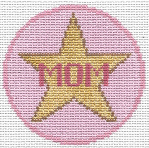 click here to view larger image of Mom Star Merit/Demerit Badge (hand painted canvases)