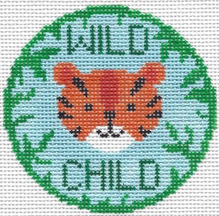 click here to view larger image of Wild Child Merit/Demerit Badge (hand painted canvases)